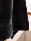 Σετ πετσέτες και χαλάκι μπάνιου homelovers organic 40X66+68X137+50X70 / Black